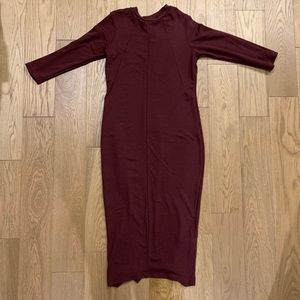 Burgundy Zara Dress